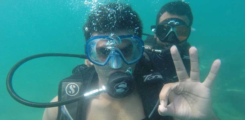 Scuba Diving at Grande Island in Goa Scuba Diving at Grande Island in Goa